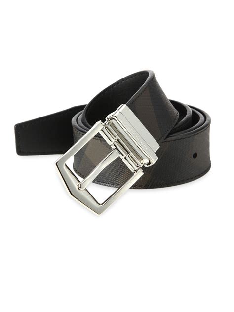 burberry black label belt|burberry belt black men.